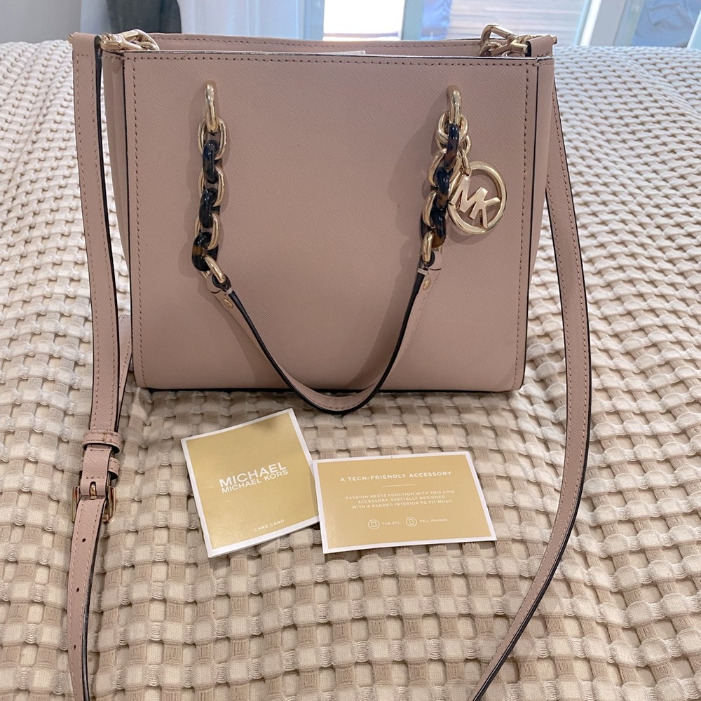 Michael Kors light pink purse
